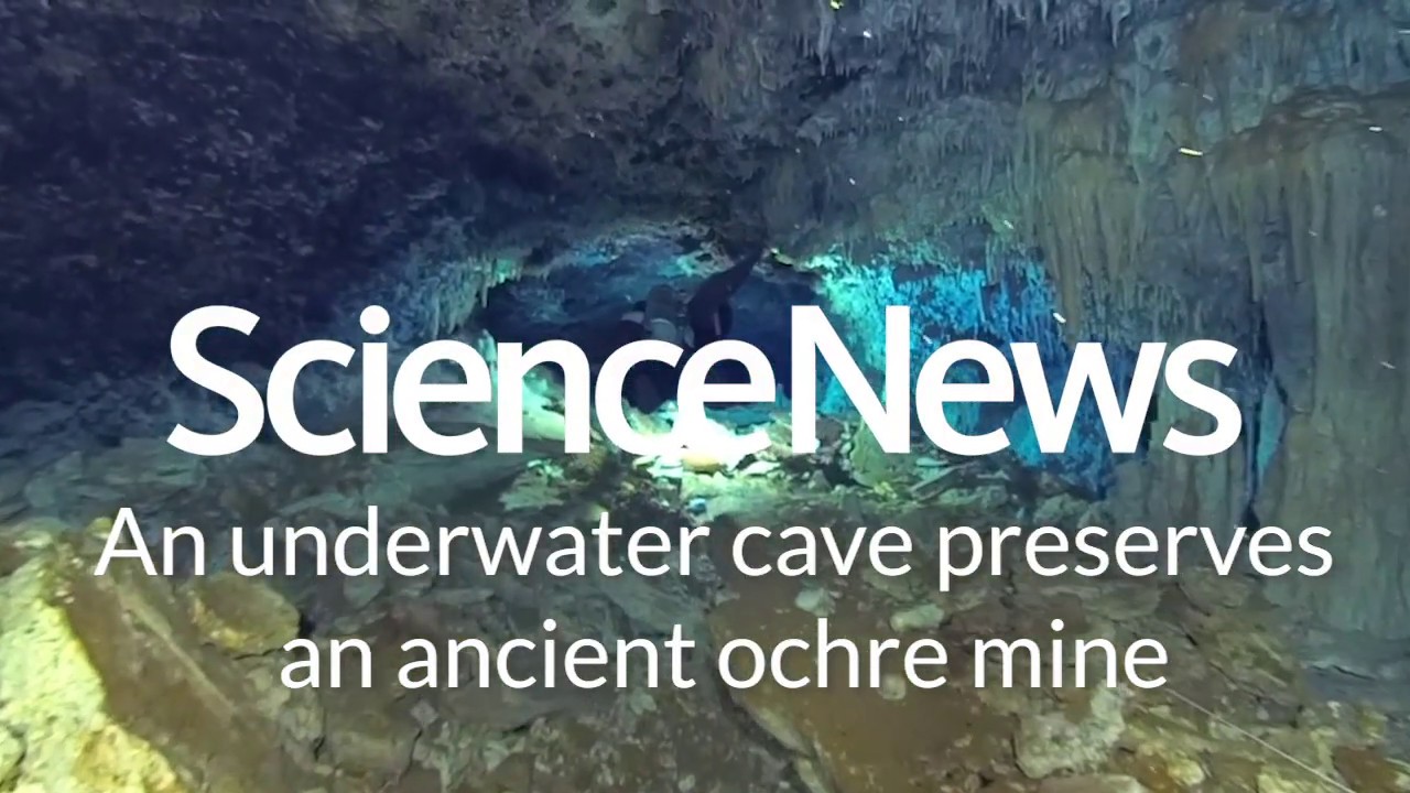 12000 Year Old Ochre Mines Preserved In Underwater Mexican Caves 8566